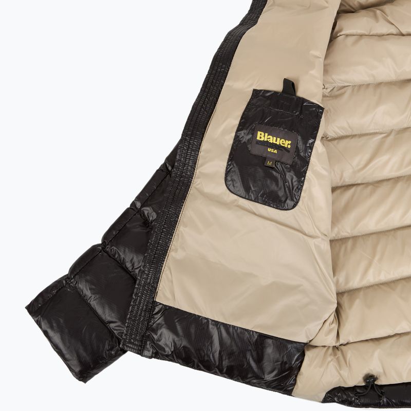 Blauer USA giacca da uomo Adams nero interno beige 5