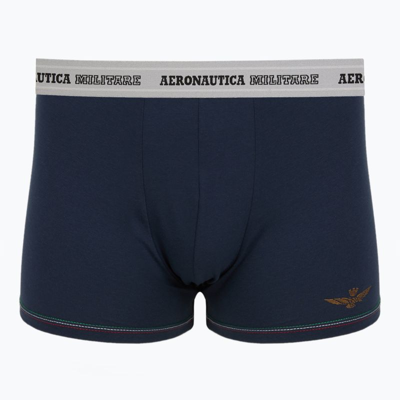 Boxer da uomo Aeronautica Militare AM1UBX004 2 pack navy 2