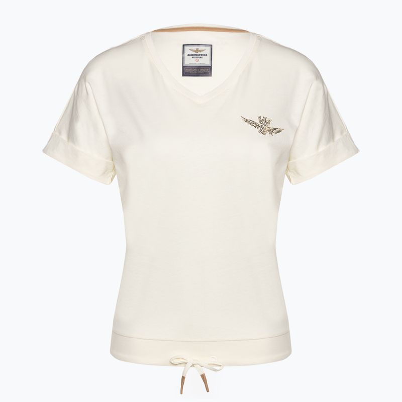 Aeronautica Militare Maglietta da donna bianco naturale