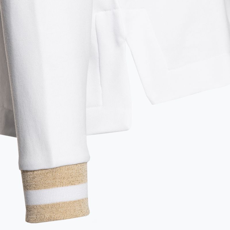 Aeronautica Militare Lady Felpa con scollo a V bianco ottico 4