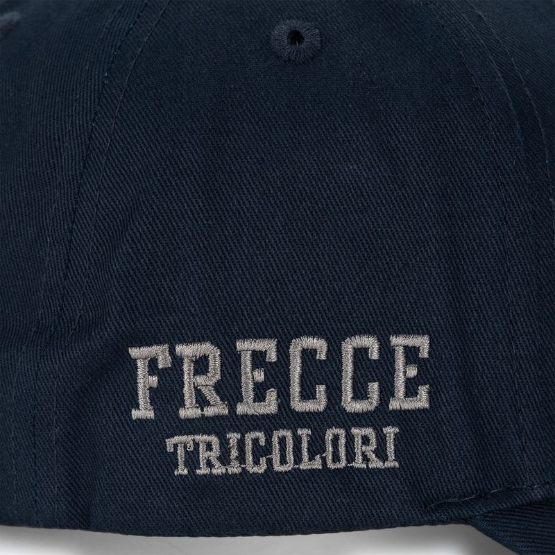 Cappello da baseball da uomo Aeronautica Militare in cotone con emblema blu navy 4