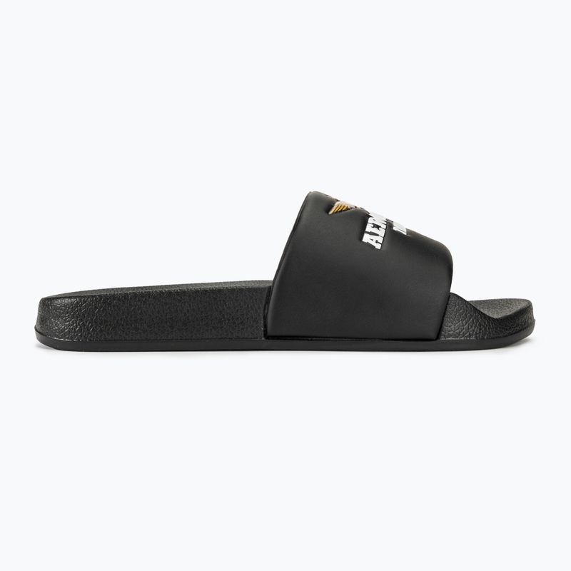 Aeronautica Militare Beach jet nero infradito da uomo 2