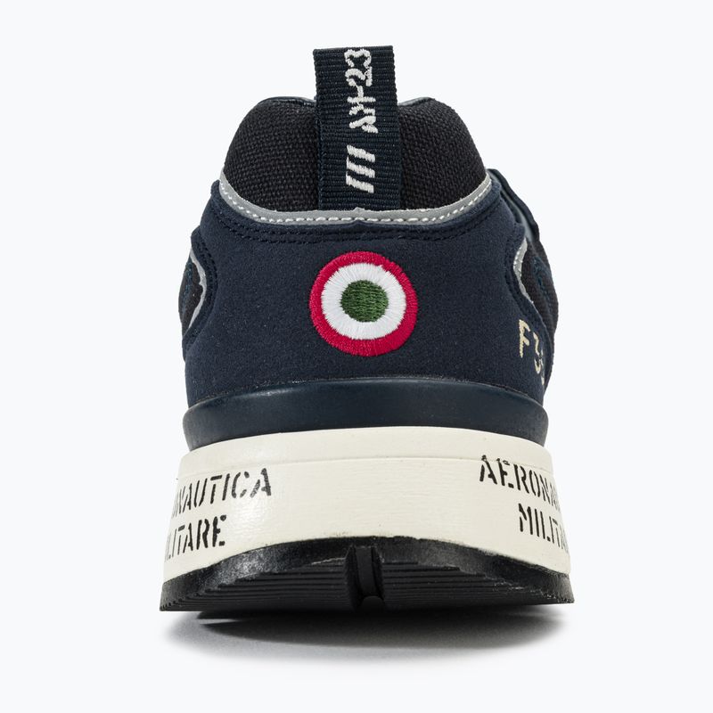 Scarpe da uomo Aeronautica Militare Suola stampata blu chiaro 6