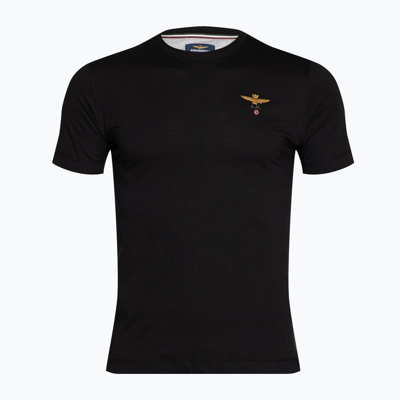 T-shirt Aeronautica Militare Essential jet black da uomo