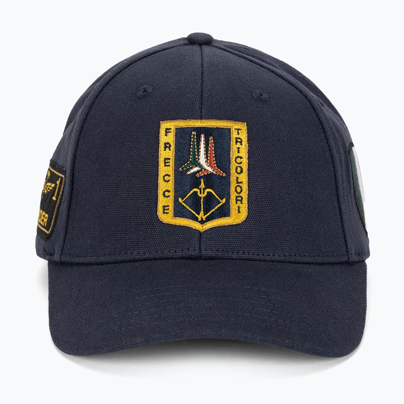 Cappello da baseball da uomo Aeronautica Militare Frecce Tricolori Patch blu navy 2
