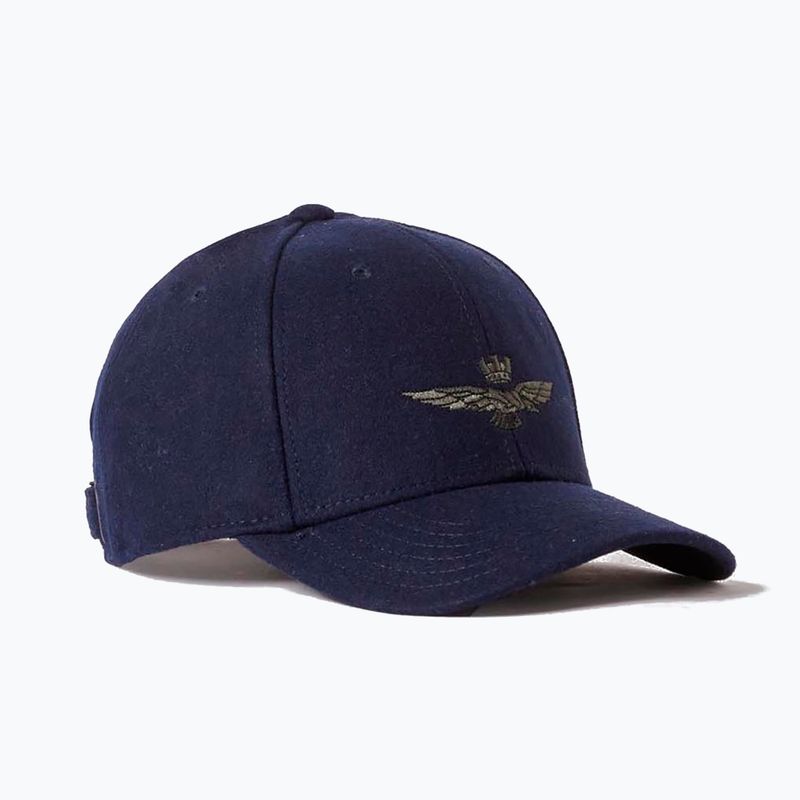 Cappello da baseball da uomo Aeronautica Militare Ricamo Aquila in lana blu navy