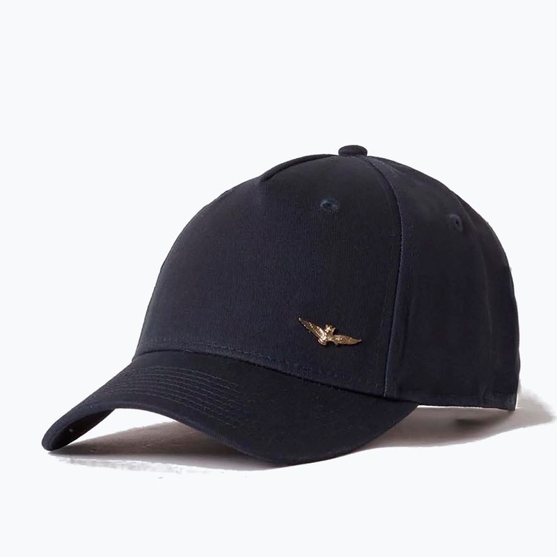 Cappello da baseball da uomo Aeronautica Militare Basic con aquila in metallo blu navy