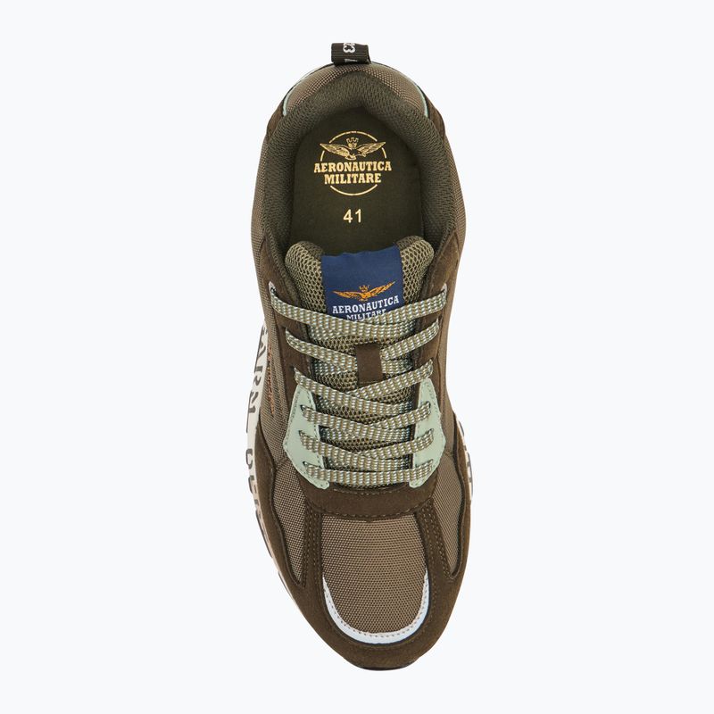 Aeronautica Militare scarpe da uomo SC276CT3380 verde scuro/verde chiaro 5