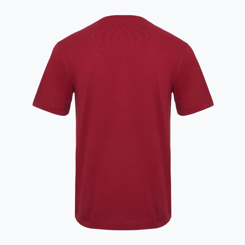 T-shirt Aeronautica Militare Essential bordeaux da uomo 2