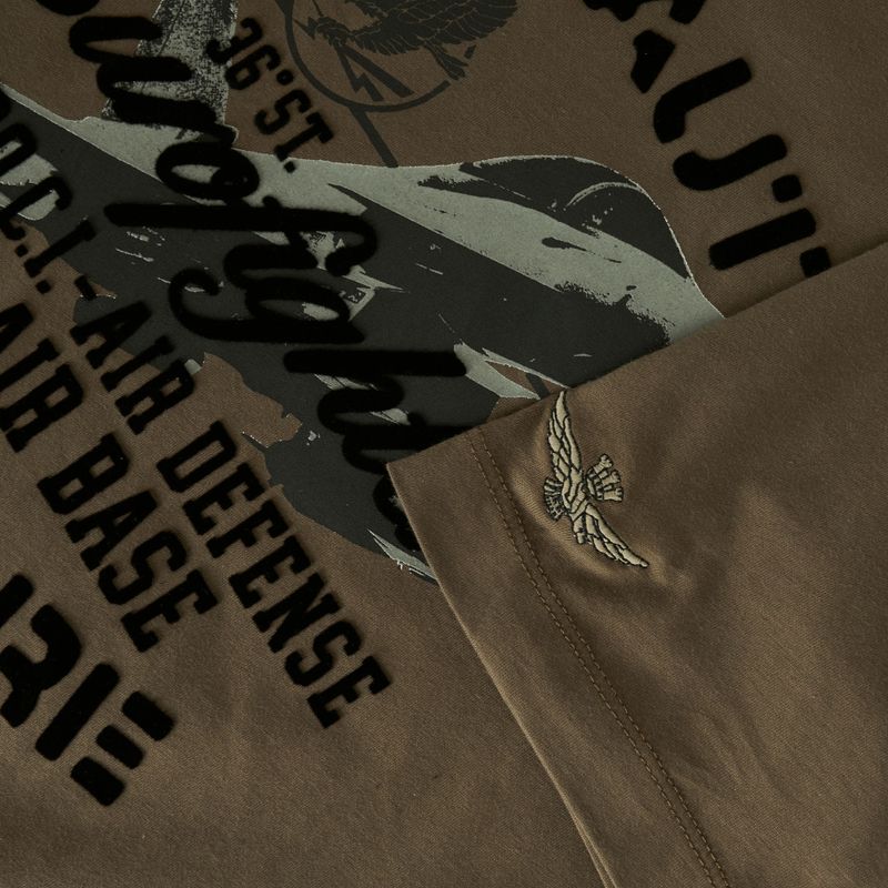 Maglietta da uomo Aeronautica Militare Flying Team light mud 4