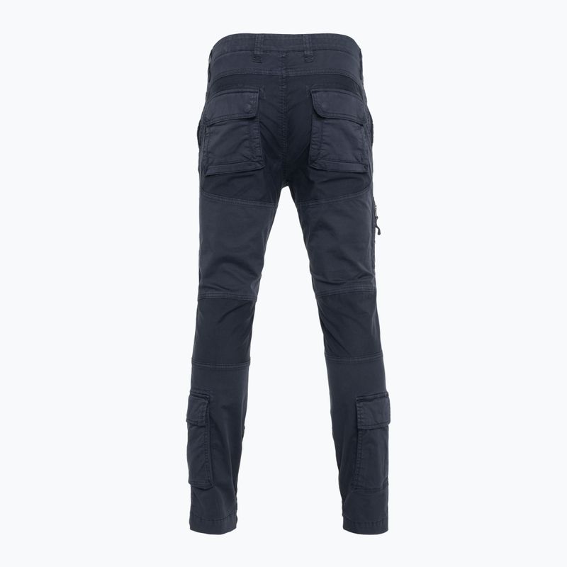 Pantaloni da uomo Aeronautica Militare Heritage blu/nero 2