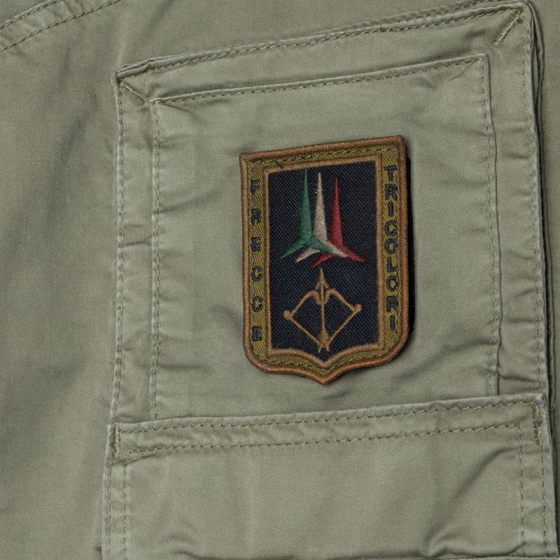 Pantaloni da uomo Aeronautica Militare Heritage verde 4