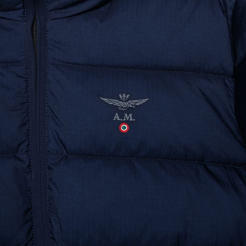 Piumino invernale da uomo Aeronautica Militare Flying Team blu scuro 3