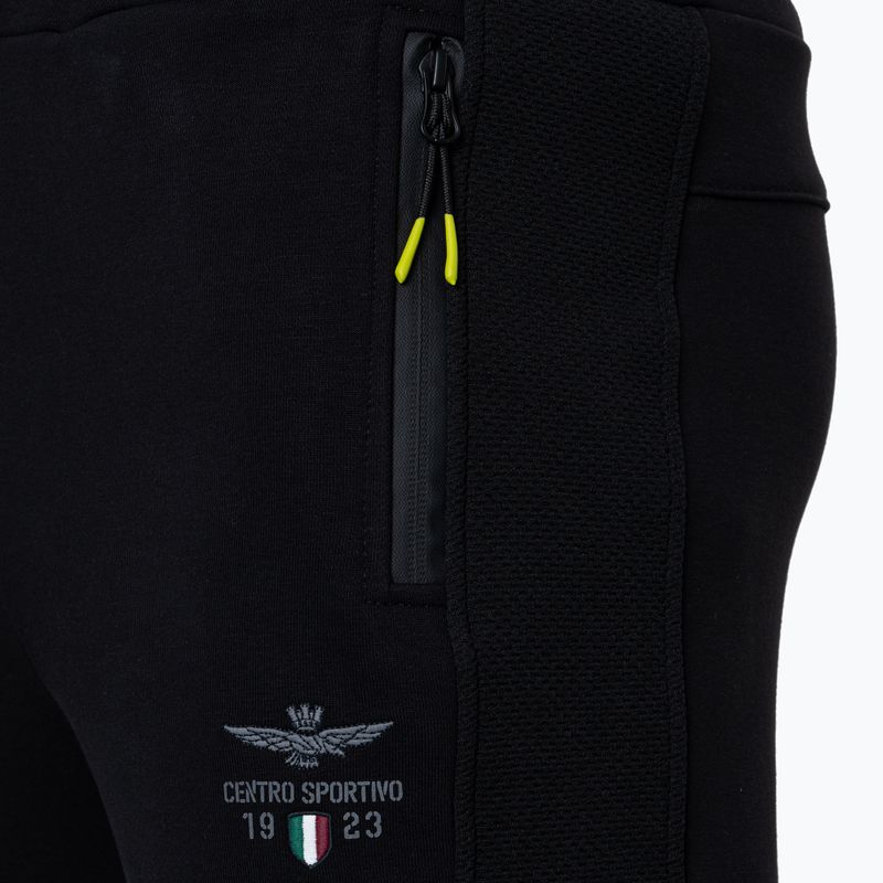 Pantaloni da uomo Aeronautica Militare Sport jet nero 9F565 3