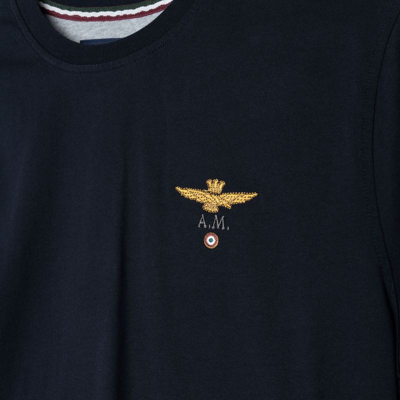 T-shirt Aeronautica Militare Essential uomo blu navy 3