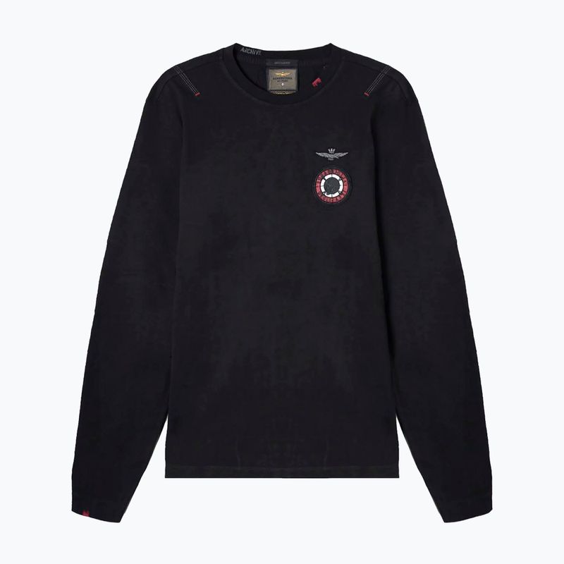 Aeronautica Militare Flying Team Uomo jet black longsleeve 4
