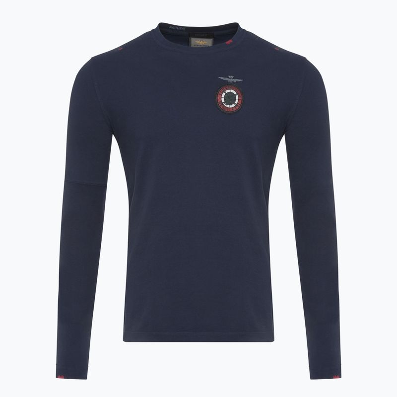 Aeronautica Militare Flying Team Uomo manica lunga blu scuro