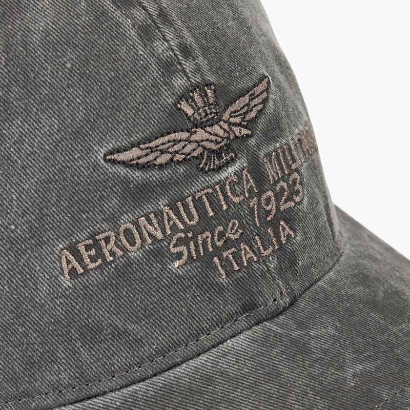 Cappello da baseball da uomo dell'Aeronautica Militare trattato con pigmenti neri 3