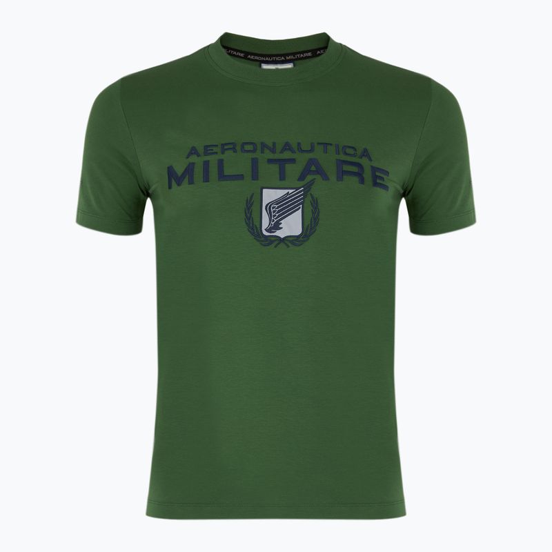 T-shirt uomo Aeronautica Militare 251TS2379J674 verde foresta