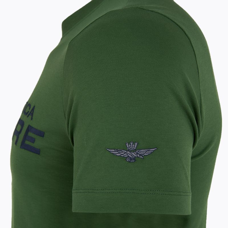 T-shirt uomo Aeronautica Militare 251TS2379J674 verde foresta 4
