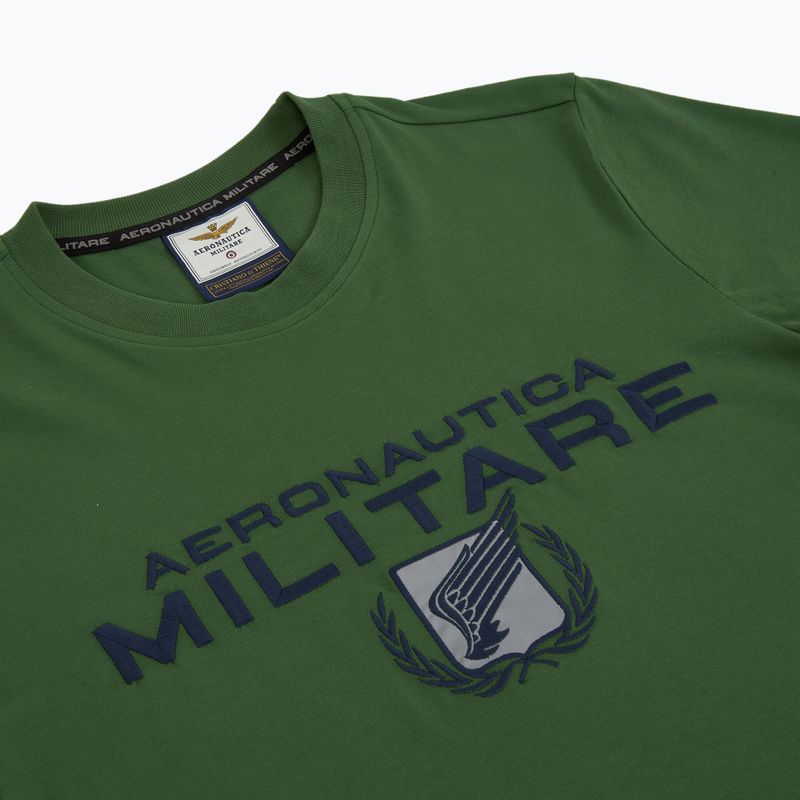 T-shirt uomo Aeronautica Militare 251TS2379J674 verde foresta 5