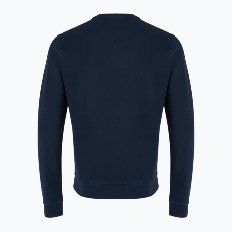 Felpa uomo Aeronautica Militare 251FE1985F539 blu navy washed 2