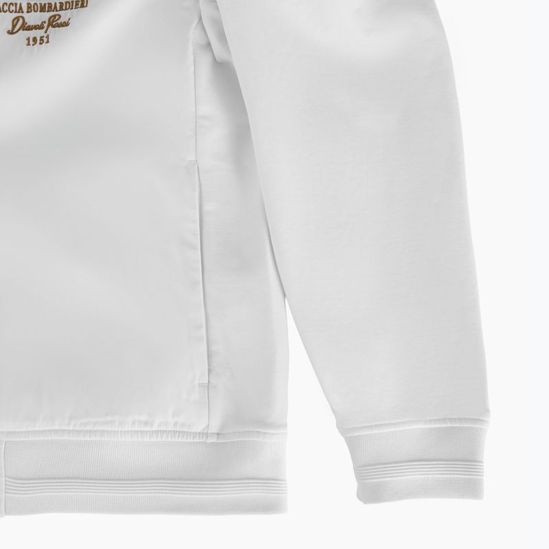 Felpa Aeronautica Militare uomo 251AF500F459 Cappucio bianco sporco 3