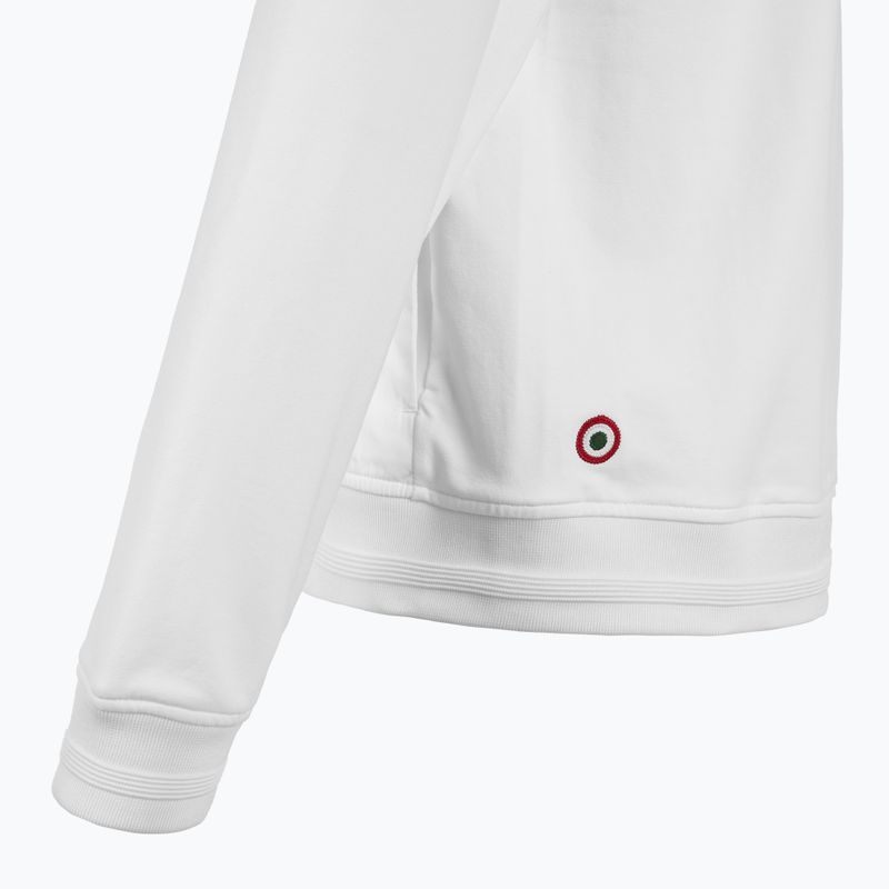 Felpa Aeronautica Militare uomo 251AF500F459 Cappucio bianco sporco 4