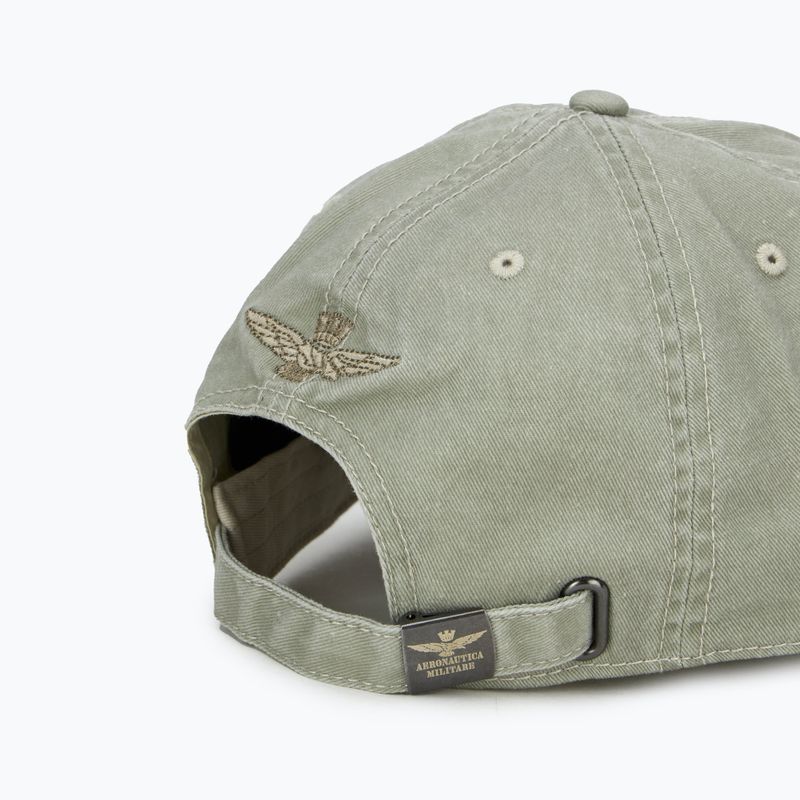 Cappello da baseball da uomo Aeronautica Militare 251HA1204CT2476 stone beige washed 4