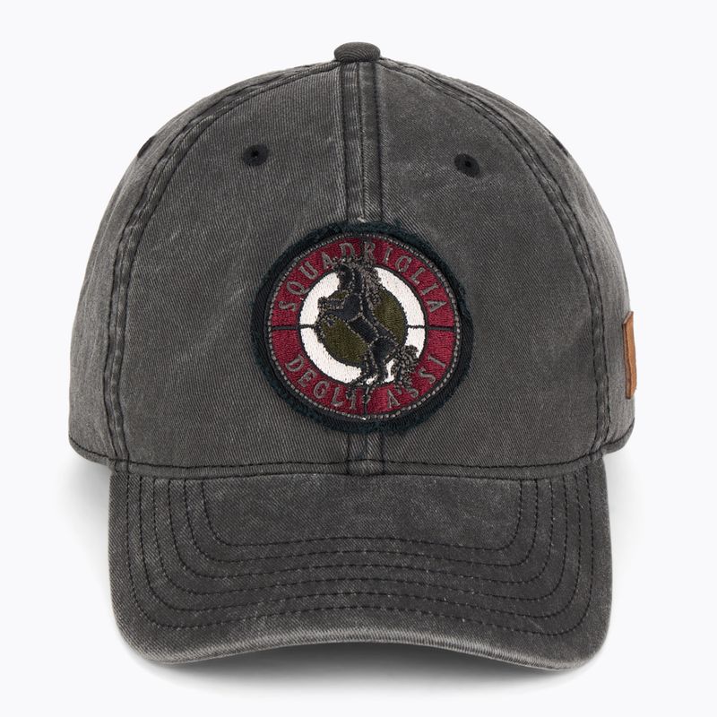 Cappello da baseball Aeronautica Militare da uomo 251HA1211CT2476 nero lavato 2