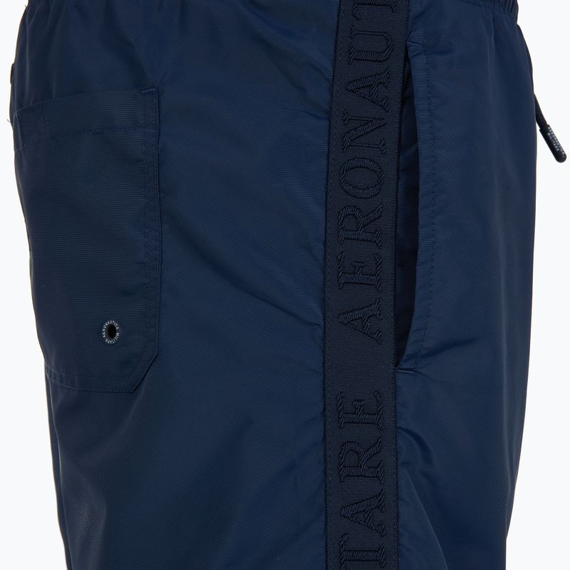 Pantaloncini da bagno uomo Aeronautica Militare 251BW225CT3539 blu navy 4