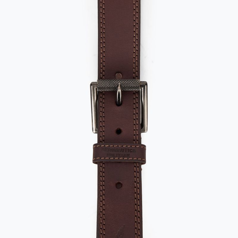 Cintura da uomo Aeronautica Militare 251CP237PL181 testa di moro 2