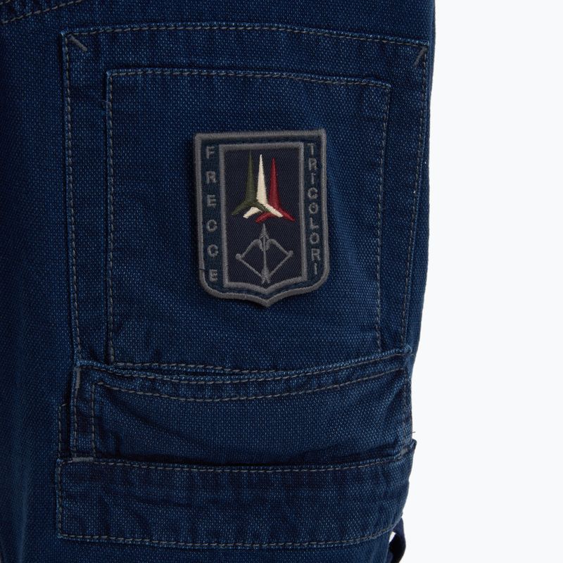 Pantaloncini da uomo Aeronautica Militare 251BE252CT3507 indigo 3