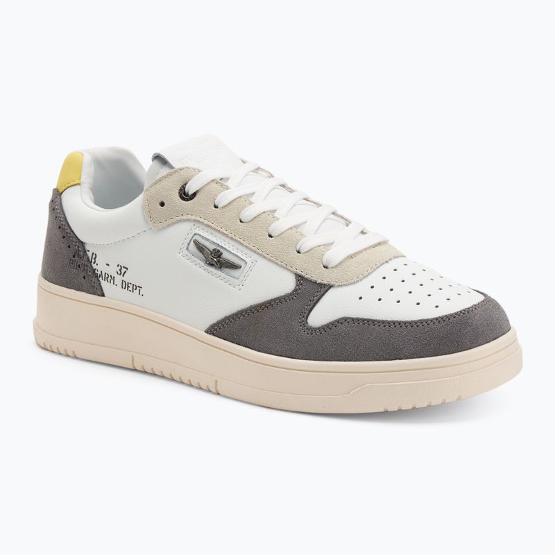 Scarpe da uomo Aeronautica Militare 251SC235PL244 off white/grigio