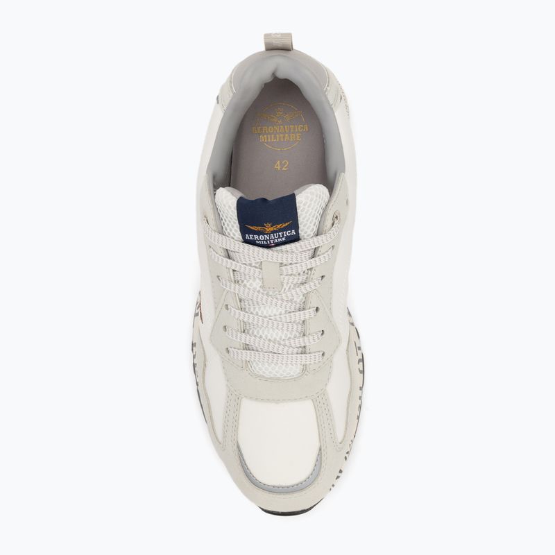 Aeronautica Militare scarpe da uomo 251SC276CT3332 bianco sporco 5
