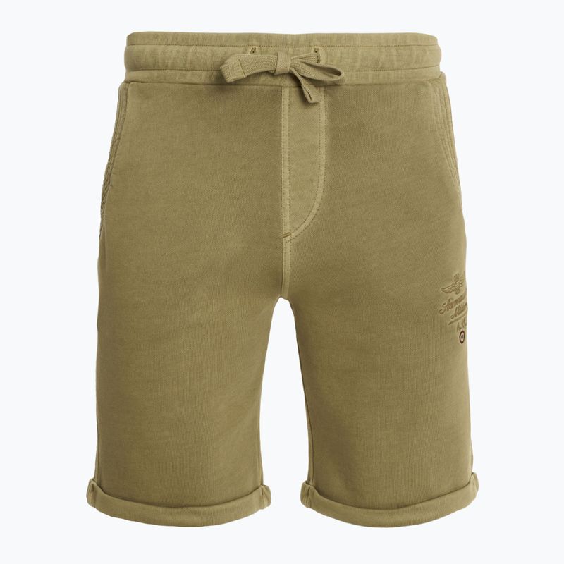 Pantaloncini Aeronautica Militare uomo 251BF016F583 antilope beige lavato