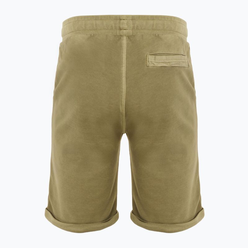 Pantaloncini Aeronautica Militare uomo 251BF016F583 antilope beige lavato 2