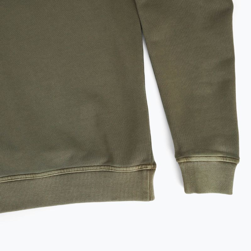 Felpa da uomo Aeronautica Militare Girocollo lavaggio oliva militare 3