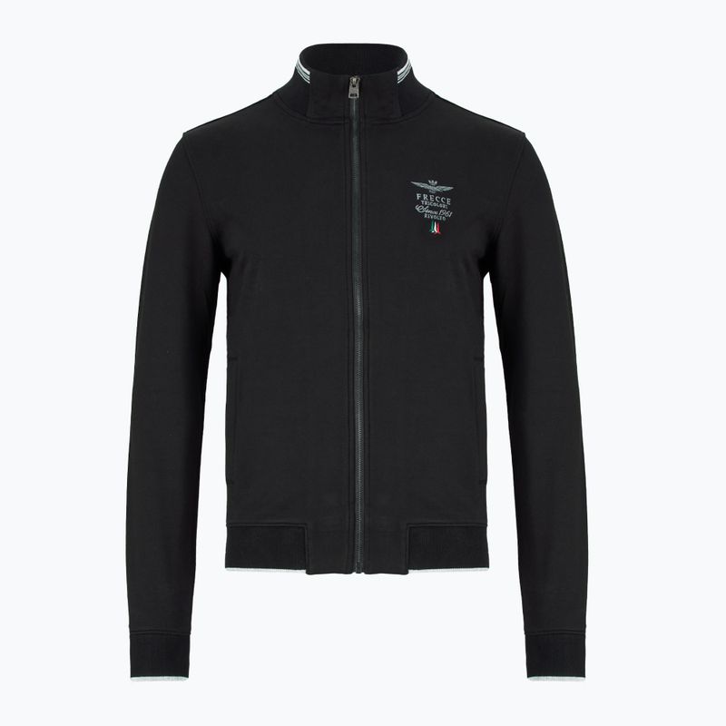 Felpa da uomo Aeronautica Militare Essential jet nero