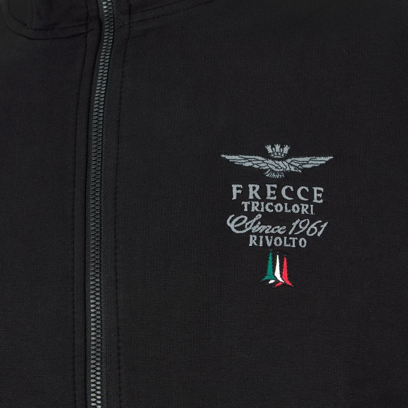 Felpa da uomo Aeronautica Militare Essential jet nero 3