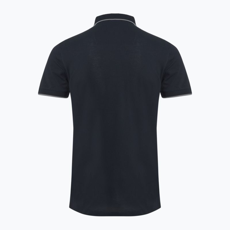 Polo da uomo Aeronautica Militare Essential blu navy 2