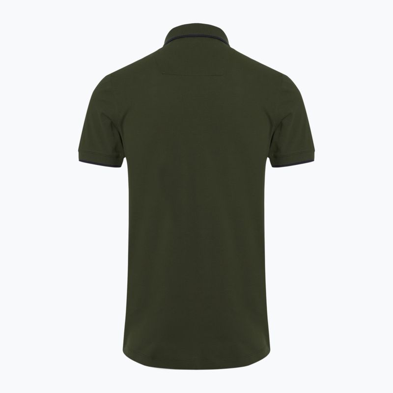 Polo Aeronautica Militare Essential verde scuro da uomo 2