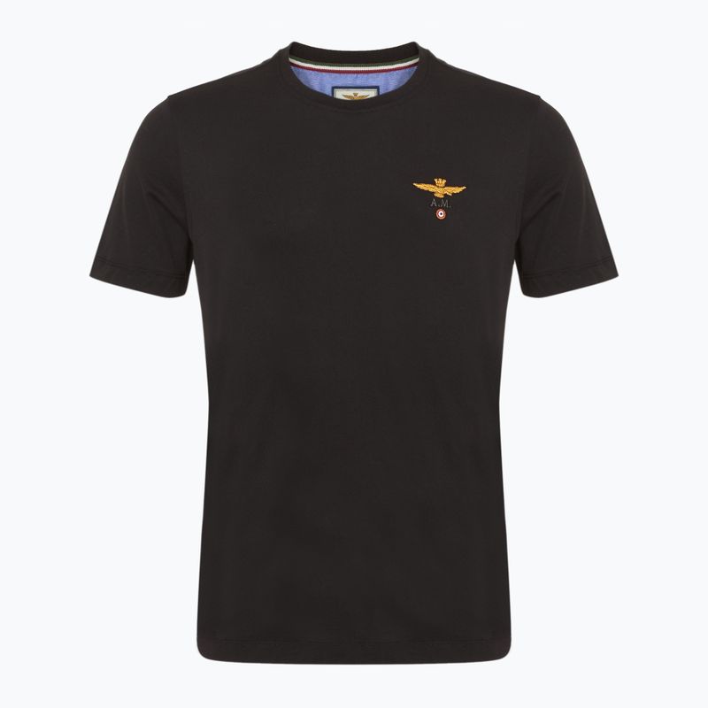 Maglietta Aeronautica Militare Essential jet black da uomo