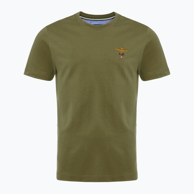 Maglietta da uomo Aeronautica Militare Essential verde