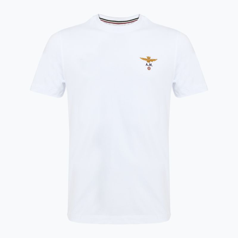 Maglietta Aeronautica Militare Essential da uomo in bianco sporco