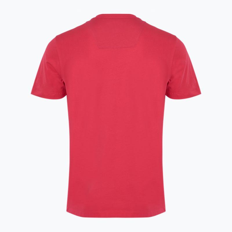 T-shirt da uomo Aeronautica Militare Essential magenta 2
