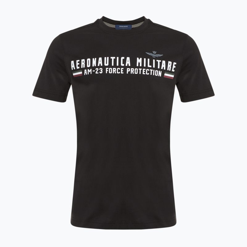 Maglietta da uomo Aeronautica Militare Heritage jet nero