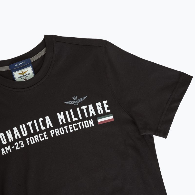 Maglietta da uomo Aeronautica Militare Heritage jet nero 3