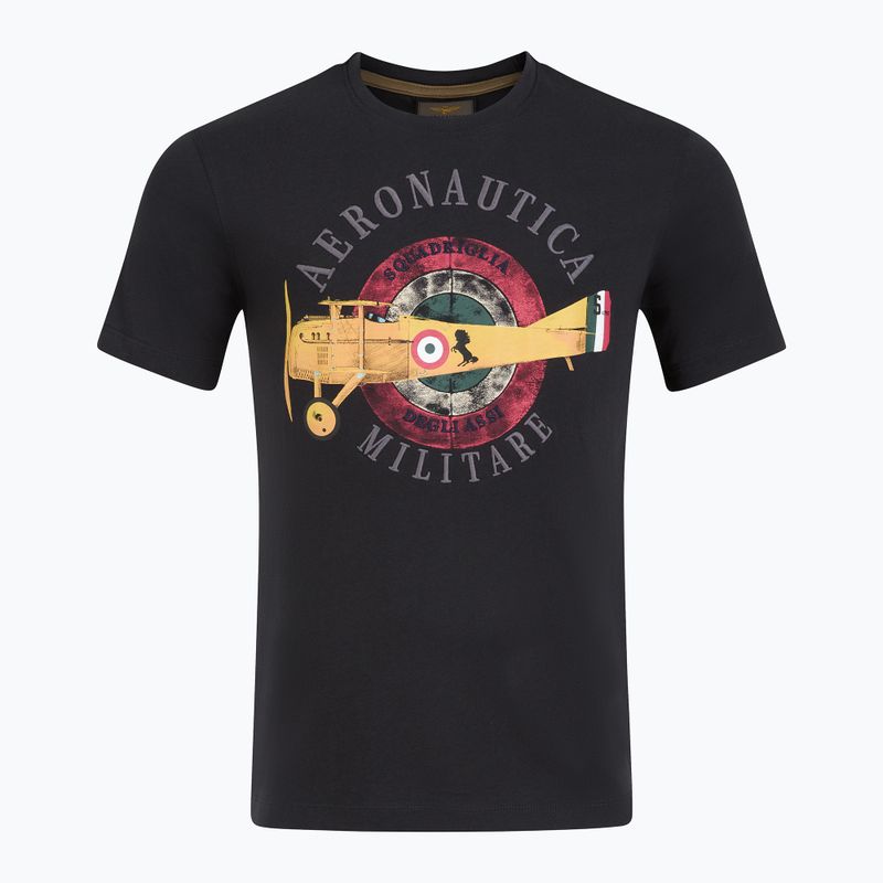 Maglietta Aeronautica Militare Squadriglia degli Assi uomo blu navy