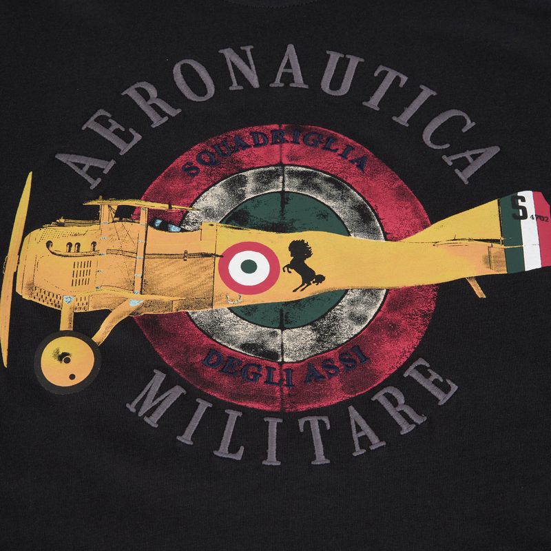 Maglietta Aeronautica Militare Squadriglia degli Assi uomo blu navy 4